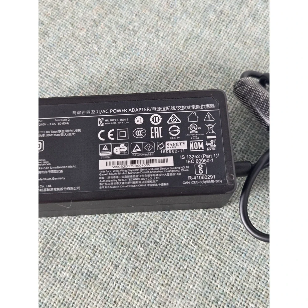 DJI DJI Mavic Pro Battery Charger F1C50 AC Power Adapter